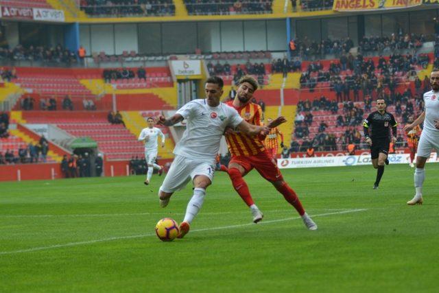 Kayserispor ilk yarıyı 19 puanla tamamladı