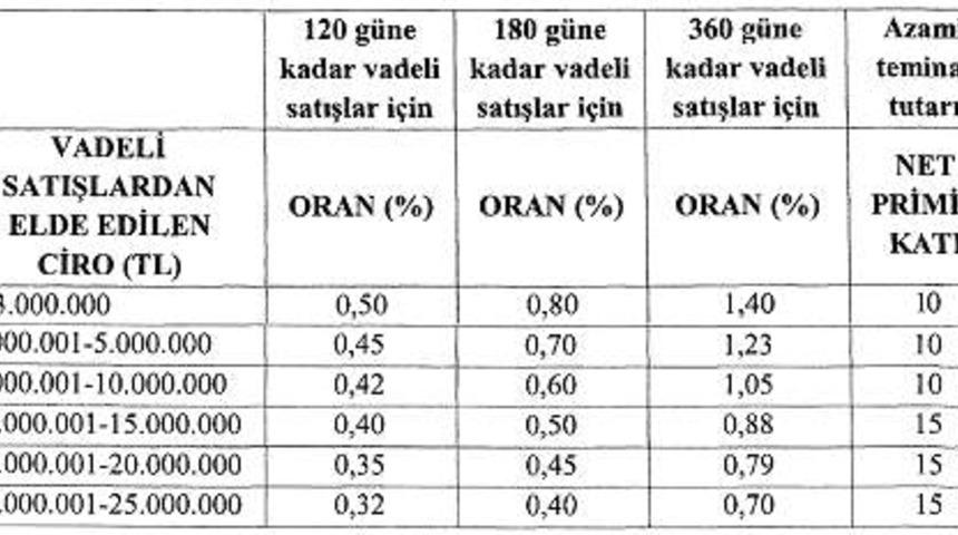 KOBİ'lere devlet destekli alacak sigortası