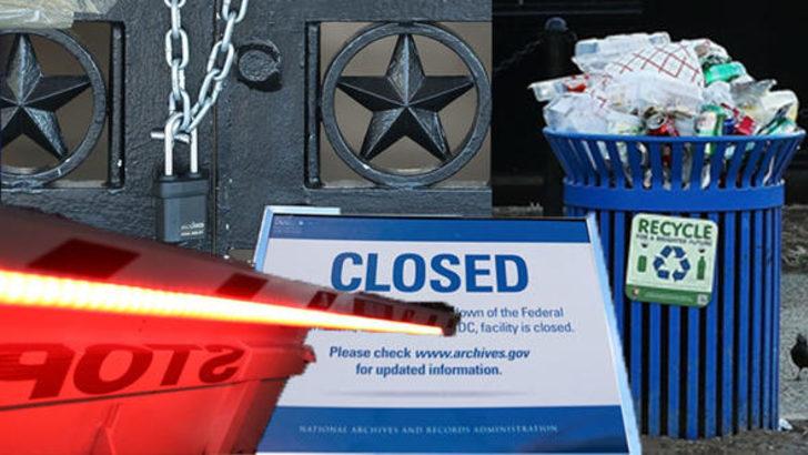 Hükümet kapandı, çöpler toplanmadı  G1