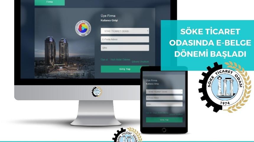 S&ouml;ke Ticaret Odası&rsquo;nda E-Belge d&ouml;nemi başladı