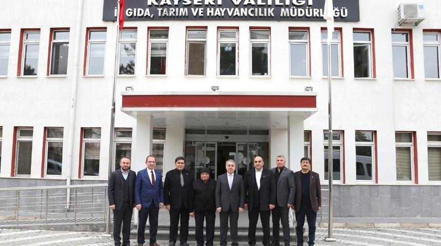 KAYSO Gıdacılar Meslek Komitesinden İl Tarım M&uuml;d&uuml;rl&uuml;ğ&uuml;&rsquo;ne Ziyaret