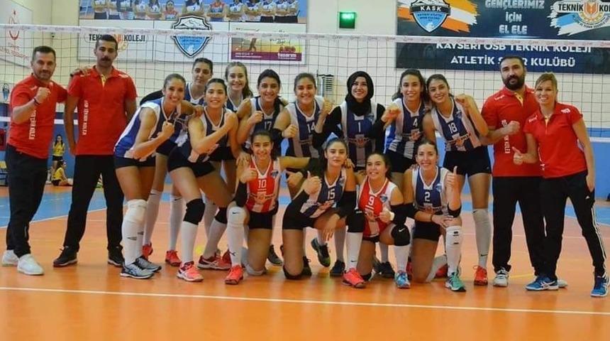 Kayseri OSB Teknik Koleji Atletikspor galibiyetle d&ouml;nd&uuml;