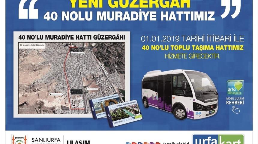 Şanlıurfa&rsquo;da yeni bir ulaşım g&uuml;zergahı daha