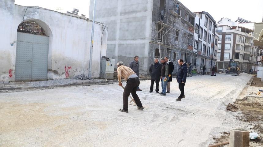Burhaniye&rsquo;de Yıldız Sokak yeni &ccedil;ehresine kavuştu