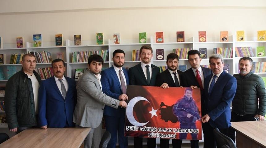 T&uuml;rkiye &Ouml;ğrenci Meclisi Nusaybin&rsquo;e K&uuml;t&uuml;phane yaptı