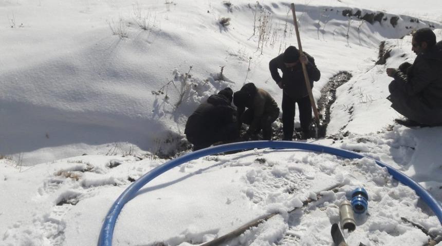 VASKİ ekibinin zorlu kış mesaisi