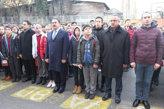 Gebze’de bayrak töreni yapıldı