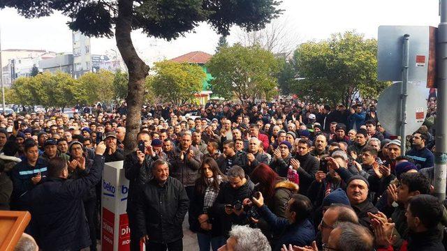 Tersane işçilerinden Sakarya'daki askeri fabrikanın özelleştirilmesi kararına tepki