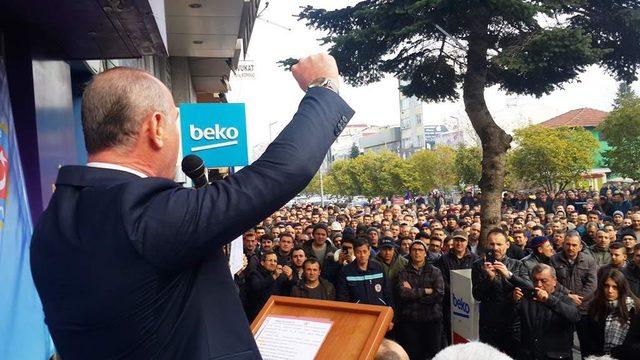 Tersane işçilerinden Sakarya'daki askeri fabrikanın özelleştirilmesi kararına tepki