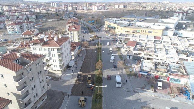 Nevşehir’de Mustafa Parmaksız Caddesi yol yenileme çalışmalarına başlandı