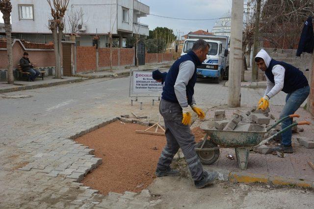 Şehzadeler’den bir yılda 35 bin metrekare parke taşı