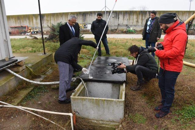 Başkan Ay arıtma tesisinde incelemelerde bulundu