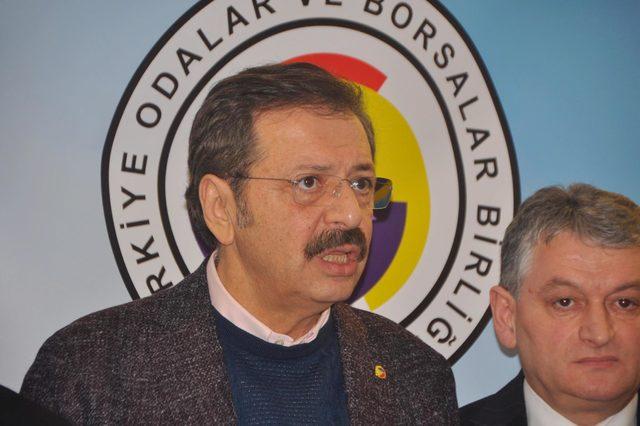 TOBB Başkanı Hisarcıklıoğlu: Son dönemde ekonomimizde olumlu gelişmeler var