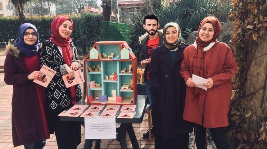 &Ccedil;aycuma MYO &ouml;ğrencileri halkı bilin&ccedil;lendirdi