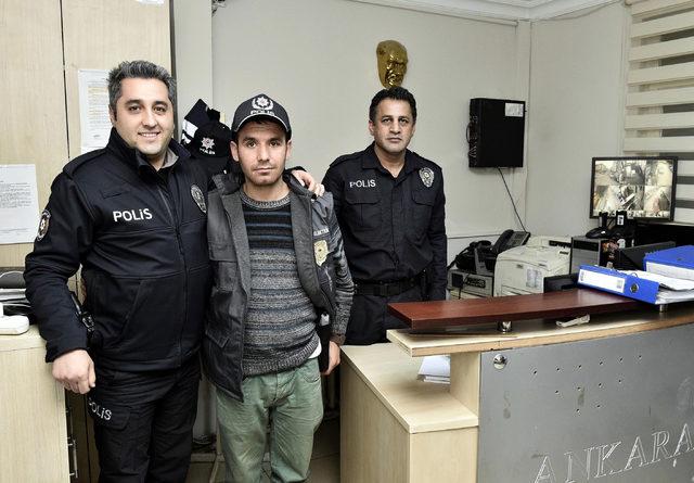 Engelli genç bir günlüğüne polis oldu