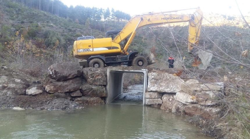 Mahmutseydi yolunda hummalı çalışma