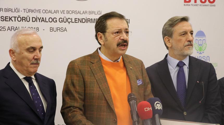 TOBB Başkanı Hisarcıklıoğlu: Çalkantılı dönemler yaşadık ama hepsini aştık