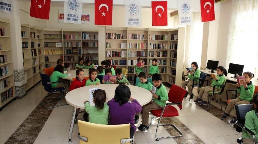 Selçuklu’ya rekor sayıda kütüphane