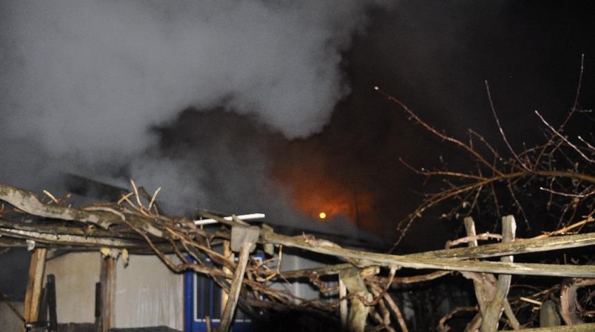 Arguvan&rsquo;da ev yangını korkuttu