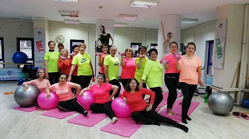 Odunpazarı&rsquo;nda kadınlar pilatesi &ccedil;ok sevdi