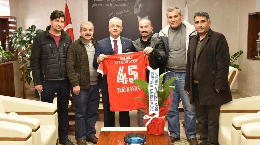 Başkan Kayda&rsquo;ya Ayyıldız forması