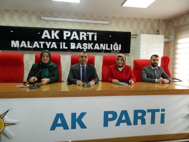 Doğanşehir AK Parti Kadın Kolları’ndan Koca’ya ziyaret