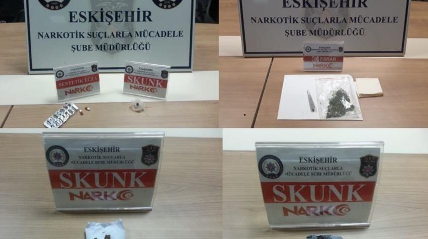 Eskişehir’de uyuşturucu operasyonu, 4 gözaltı
