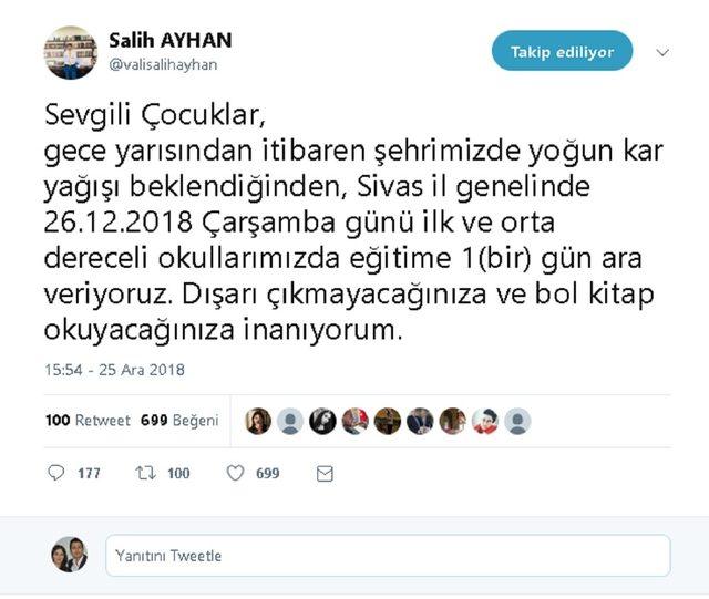 Sosyal medyada öğrencilerin kar sevinci