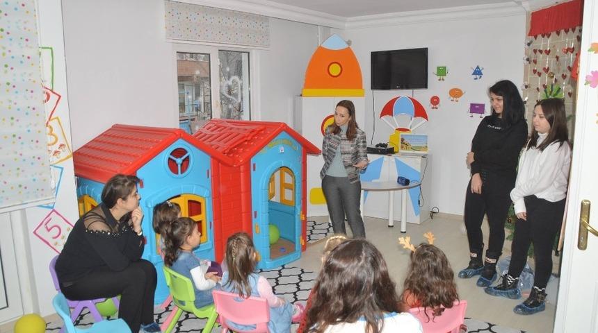 Minik &ouml;ğrencilere beslenme ve hijyen eğitimi