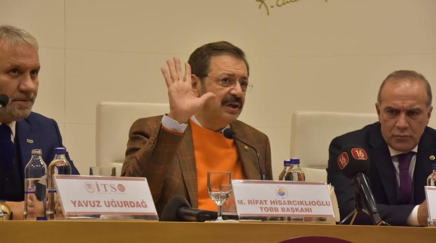 TOBB Başkanı Hisarcıklıoğlu: Alacak sigortası yürürlüğe giriyor