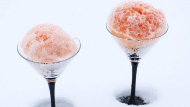 Kardan Meyveli Dondurma Yapımı