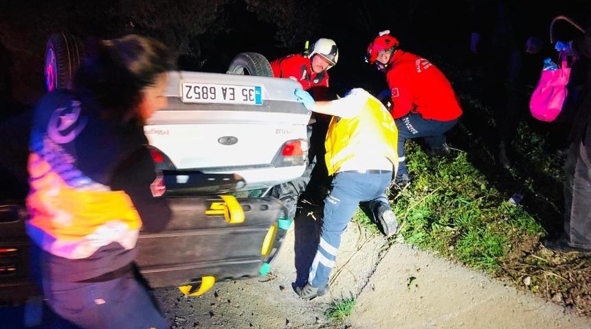 Ayvalık&rsquo;ta trafik kazası; 1 yaralı