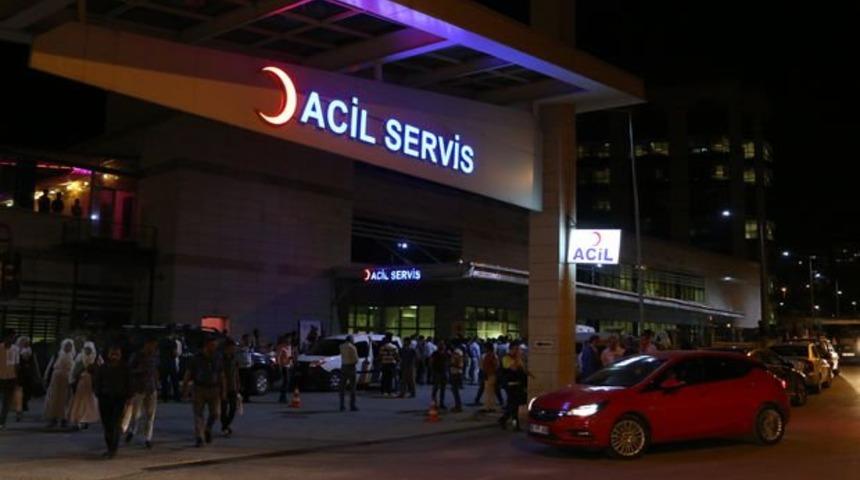 Kavga ettiği karısını haşladı!