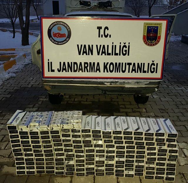 Van’da 8 bin 80 paket kaçak sigara ele geçirildi