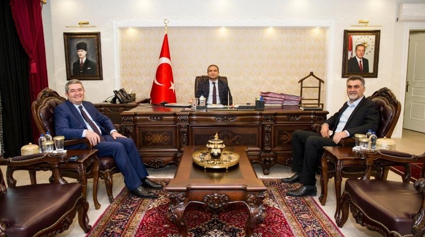 Necdet Takva&rsquo;dan Vali Vekili Aslan&rsquo;a ziyaret