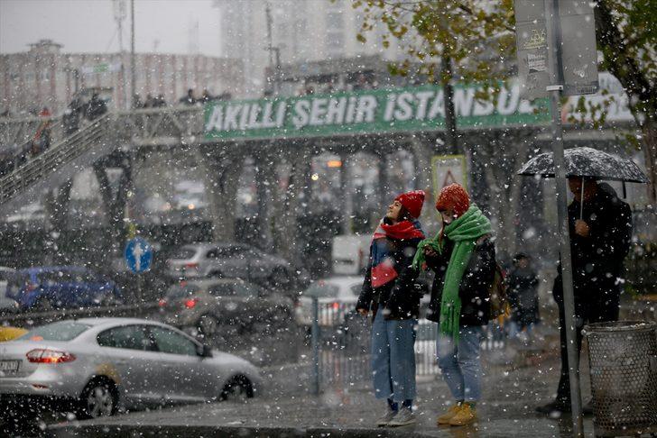 Meteoroloji'den son hava durumu tahmini uyarısı! (İstanbul'da kar yağışı başladı) G3