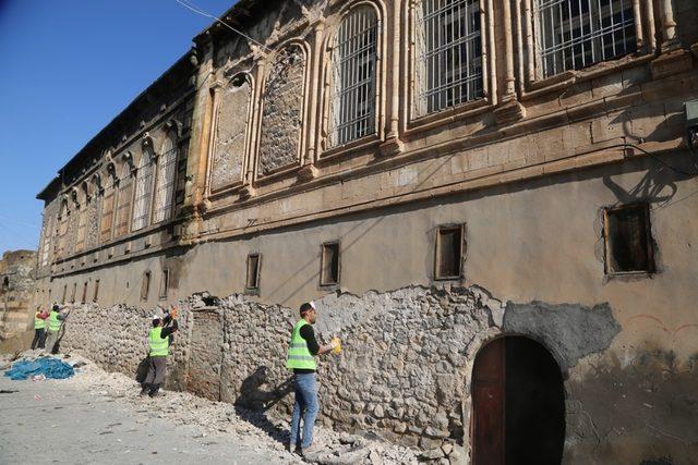 Cizre’de Mehmet Ağa Kasrı’nda restorasyon başladı