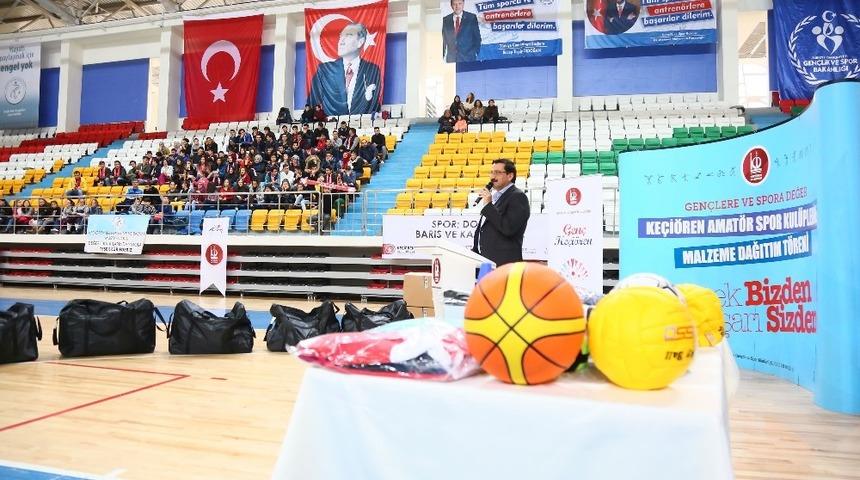 Keçiören Belediyesi’nden amatör kulüplere destek