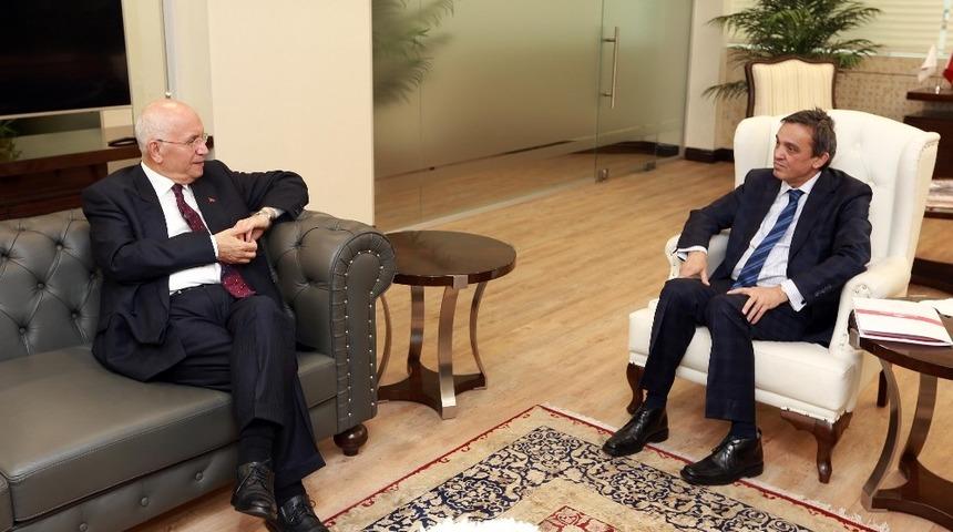 TSE Başkanı Şahin’den Başkan Yaşar’a ziyaret