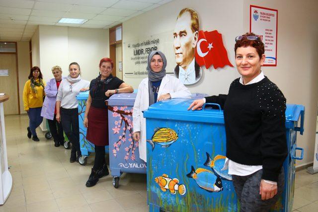 Yalova'da yollar renklendi