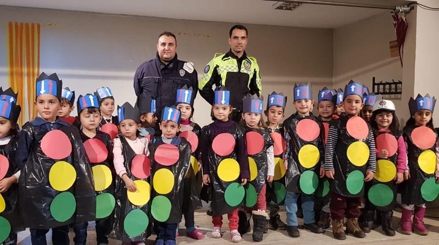 Pasinler Emniyetinden &ouml;ğrencilere trafik semineri