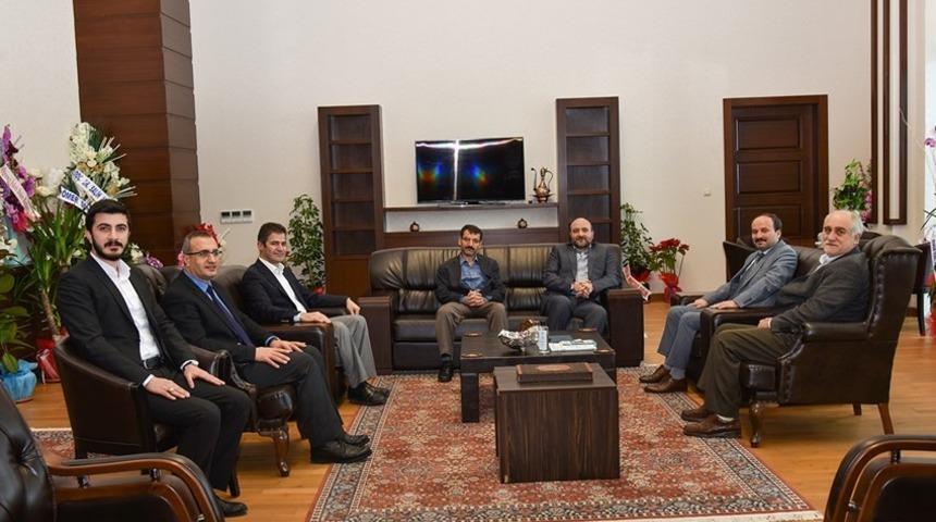 ET&Uuml; Rekt&ouml;r&uuml; &Ccedil;akmak&rsquo;a tebrik ziyaretleri devam ediyor