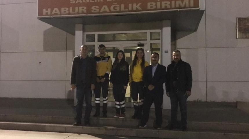 Anmal, Habur&rsquo;da sağlık &ccedil;alışanlarını ziyaret etti