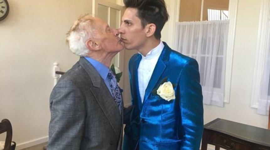 55 yaş fark engel olamadı! Barıştılar