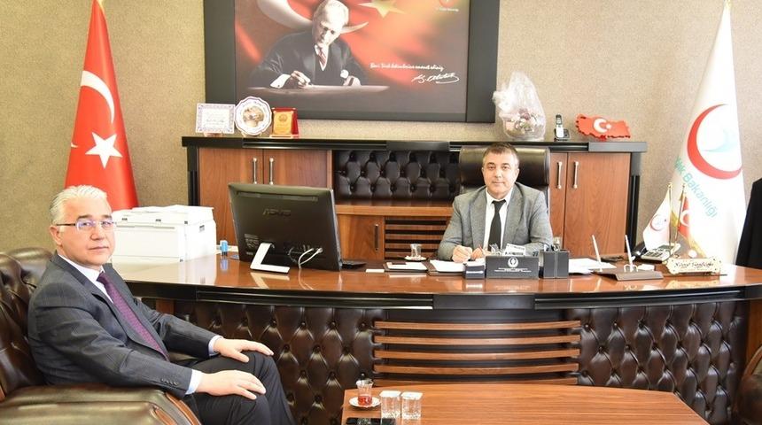 M&uuml;d&uuml;r Ekici&rsquo;den M&uuml;d&uuml;r S&uuml;nnet&ccedil;ioğlu&rsquo;na ziyaret