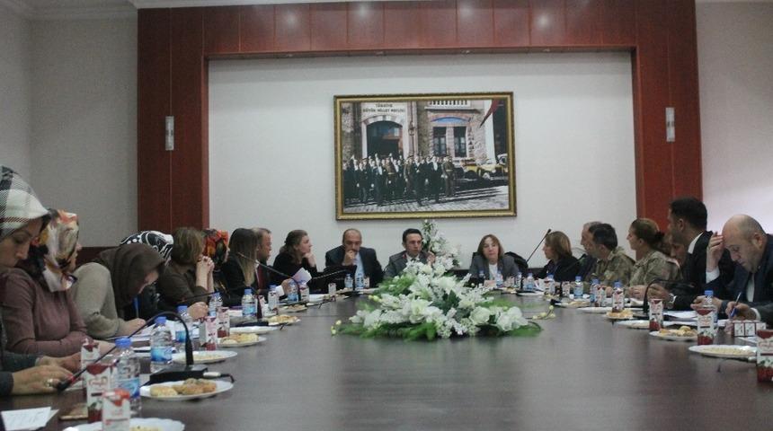 Erzurum&rsquo;da kadına y&ouml;nelik şiddetle m&uuml;cadele il eylem planı toplantısı d&uuml;zenlendi