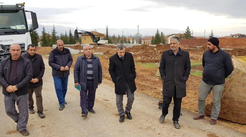 Başkan &Ccedil;ınar, Cem Evi inşaatını inceledi