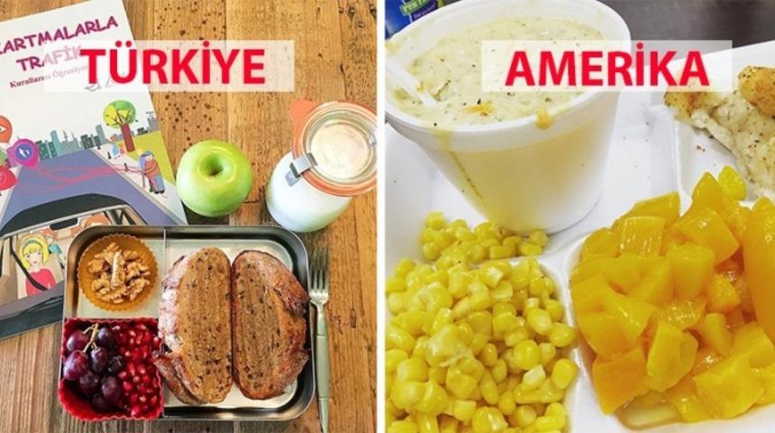 D&uuml;nya Genelinde &Ouml;ğrenciler &Ouml;ğle Yemeğinde Ne Yiyor?
