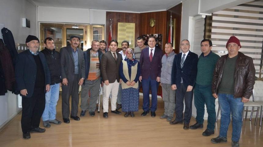 Kaymakam Kaya ziyaretlerine devam ediyor