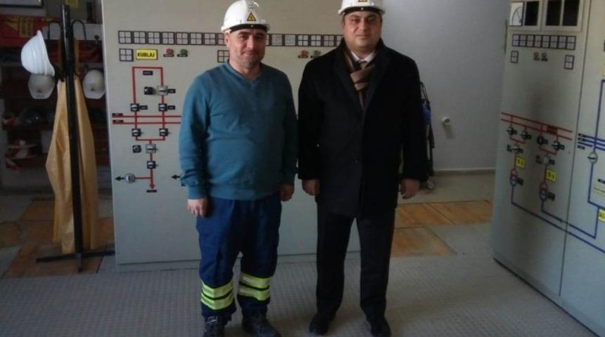 Kaymakam Halim trafo merkezini denetledi